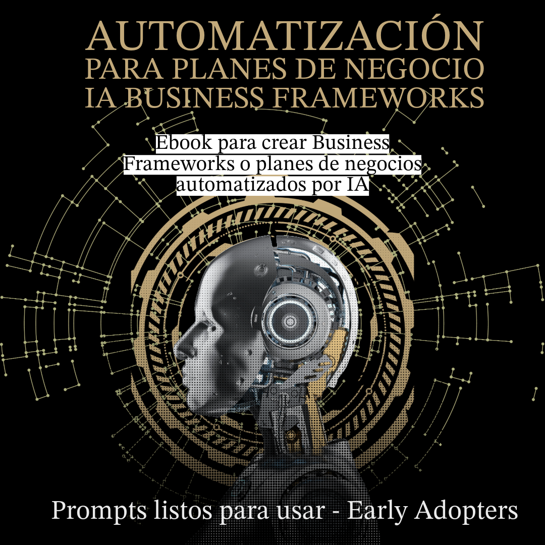 Ebook para crear Planes de Negocio (Business Frameworks) Avanzados